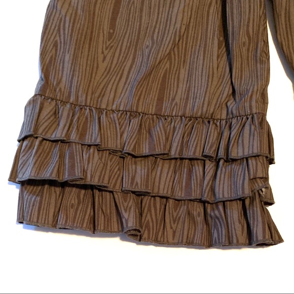 Matilda Jane Size 4 Girls Brown Ruffles Pants - Picture 3 of 7